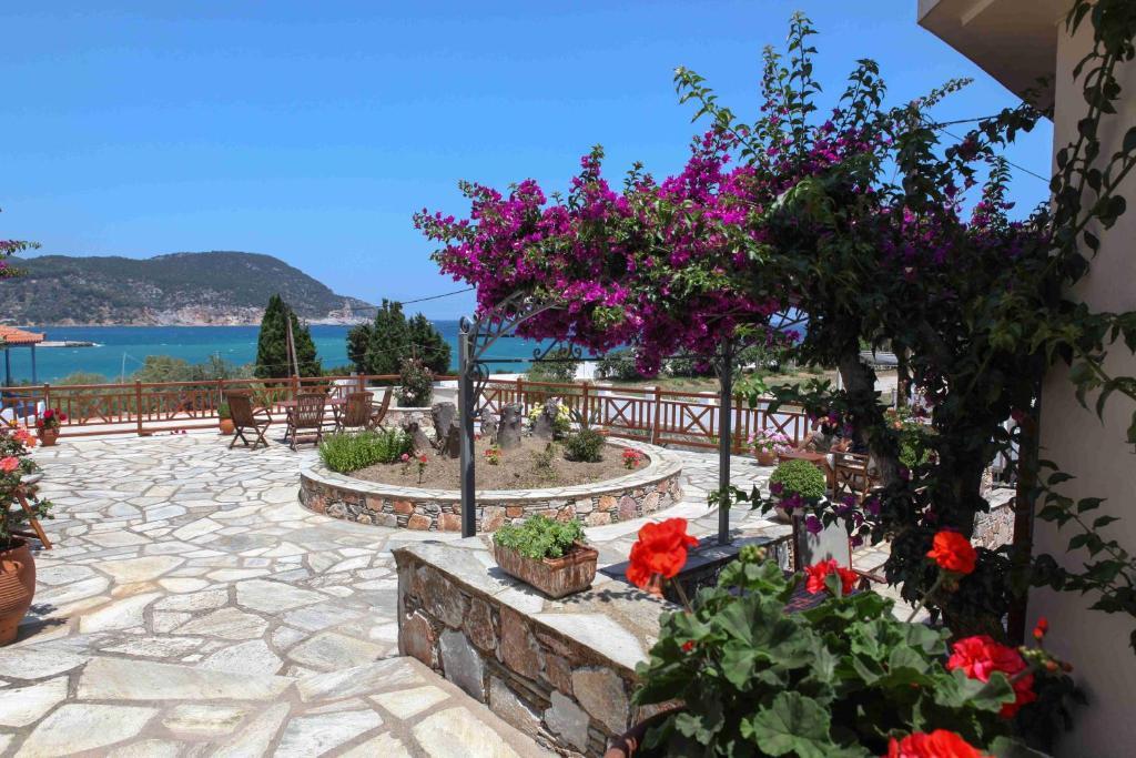Pleoussa Studio And Apartments Skopelos Town Bagian luar foto